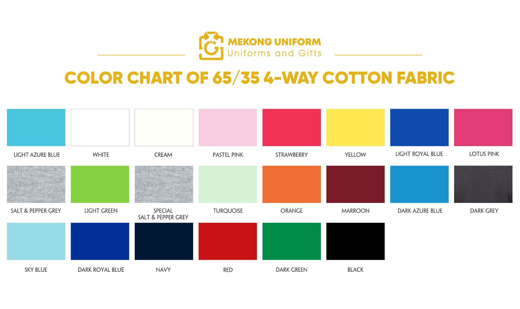 Color chart Mekong Uniform (4)